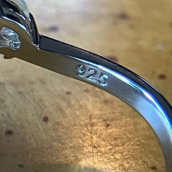 Sleeping Beauty Turquoise Ethiopian Opal Sterling Silver Ring Size 7 - Picture 6 of 10